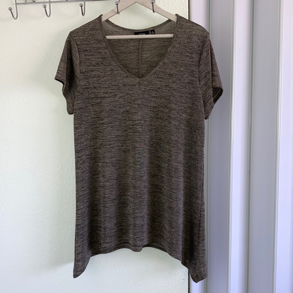 APT. 9 Women’s Asymmetric Hem Short Sleeve Top XL